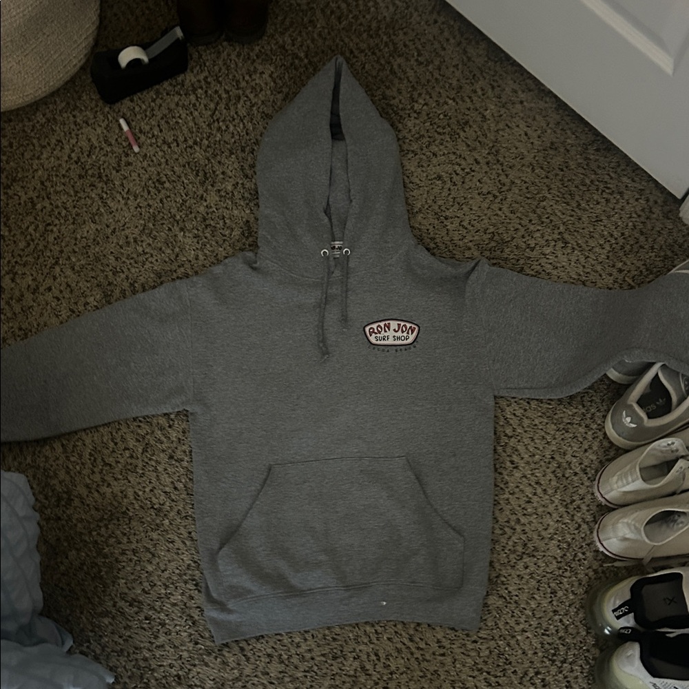 Ron Jon Charcoal Gray Hoodie